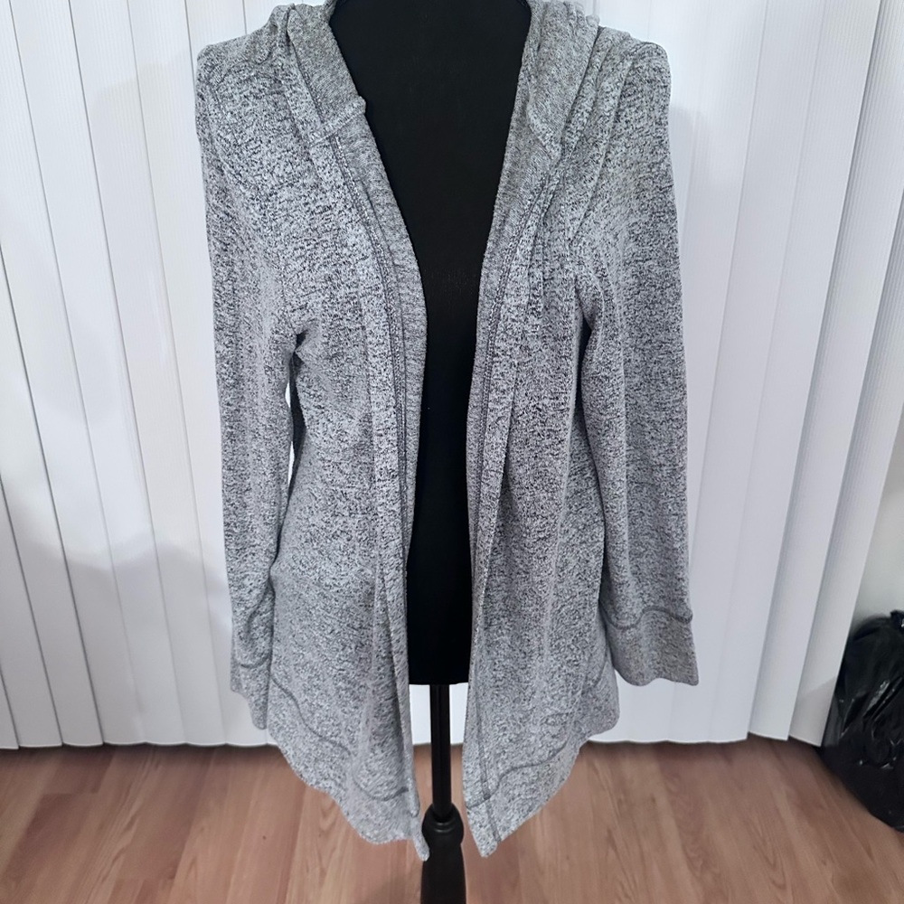 Gray sweater jacket